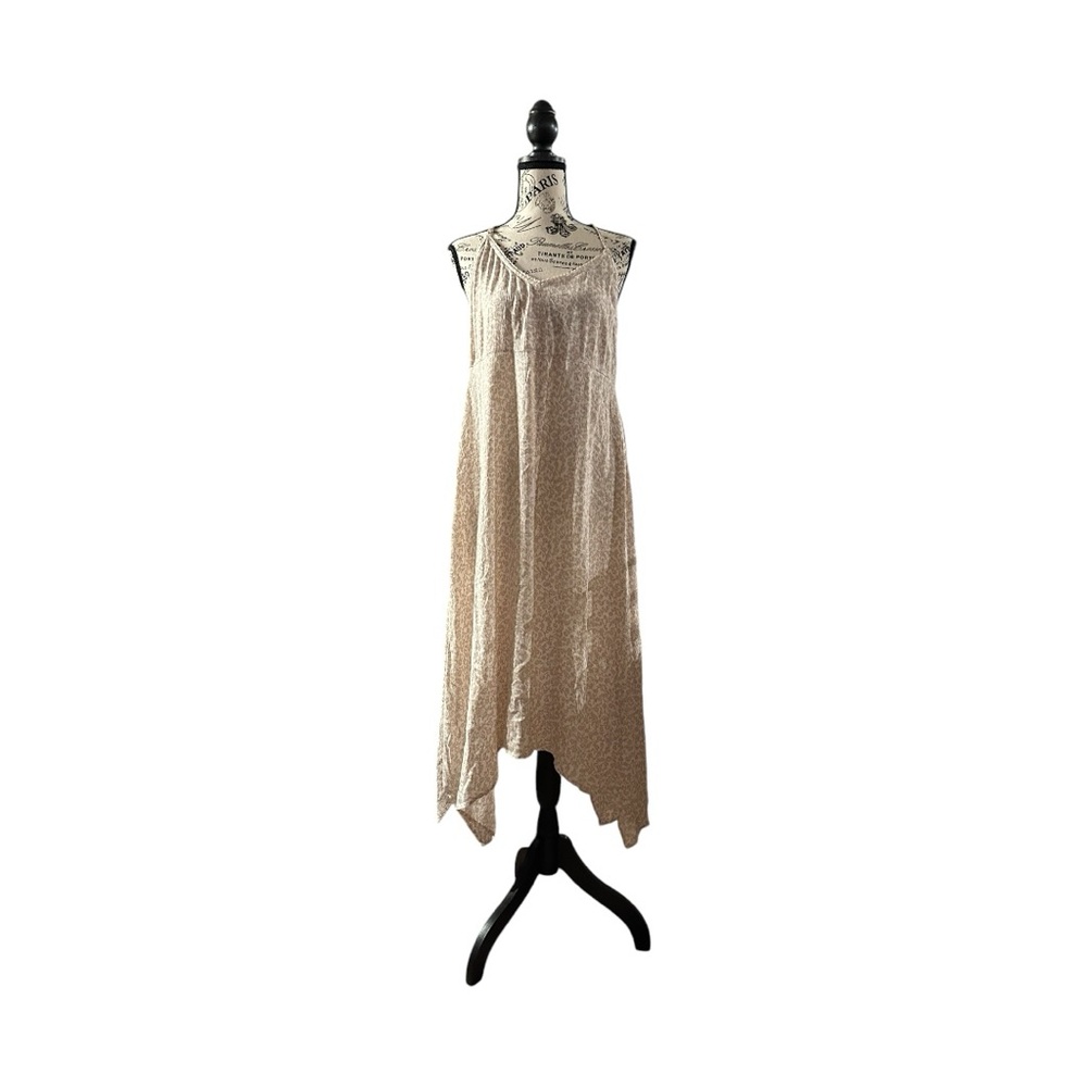 Hem & Thread NWT lace trim asymmetrical hem hidden zipper size large dress